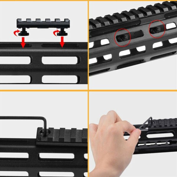 M-Lok 5 Slot Picatinny Rail